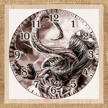 VENOM CLOCK pyroprinter & laser-ready files 3DWave.us